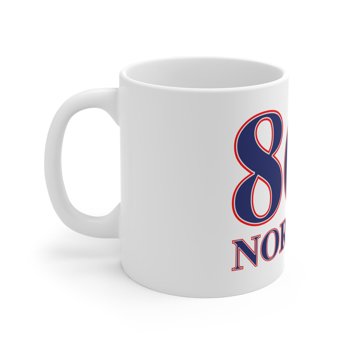 860 Norwich Red, White & Blue Mug 11oz