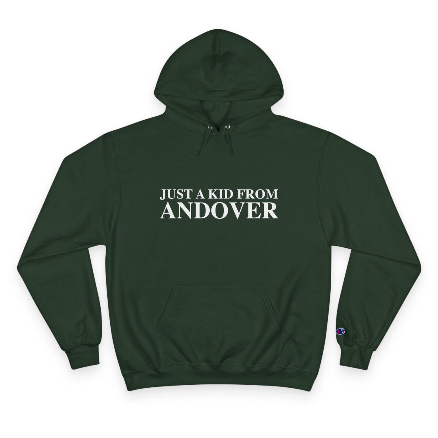 Just a kid from Andover Champion Hoodie