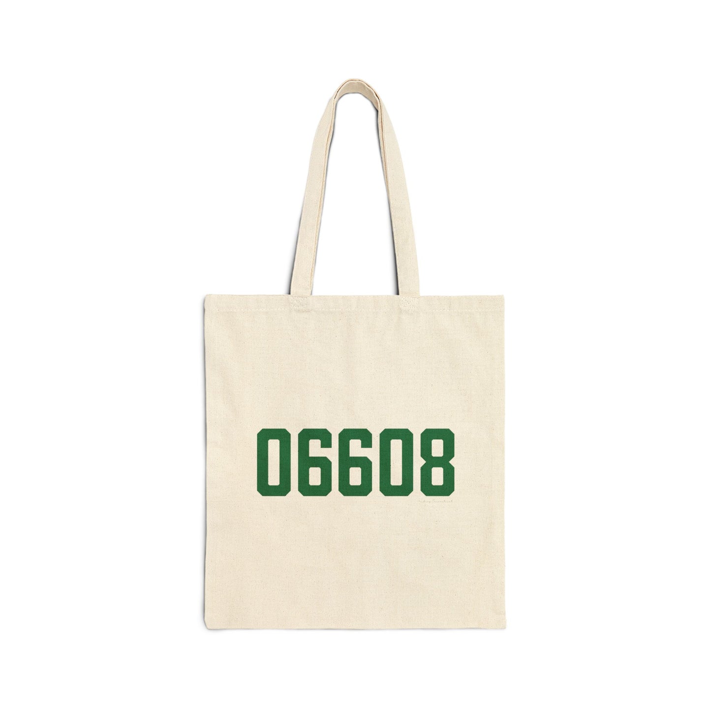 06608 Bridgeport Connecticut Zip Code Cotton Canvas Tote Bag