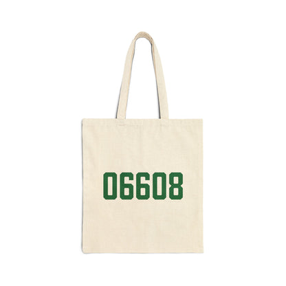 06608 Bridgeport Connecticut Zip Code Cotton Canvas Tote Bag