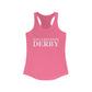 Just a kid from Derby Women's Ideal Racerback Tank Top