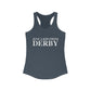 Just a kid from Derby Women's Ideal Racerback Tank Top