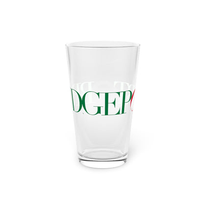 41 Tilt Bridgeport Pint Glass, 16oz
