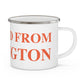 Just a kid from Torrington Enamel Camping Mug