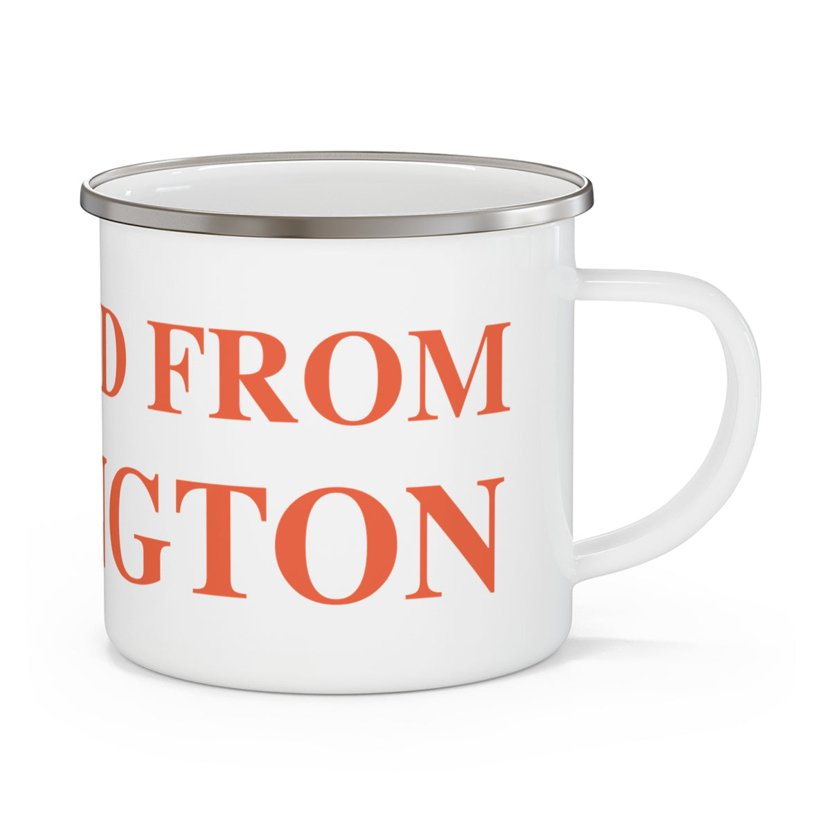 Just a kid from Torrington Enamel Camping Mug