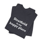 Stratfield Is My Happy Place Unisex Jersey Short Sleeve T-Shirt