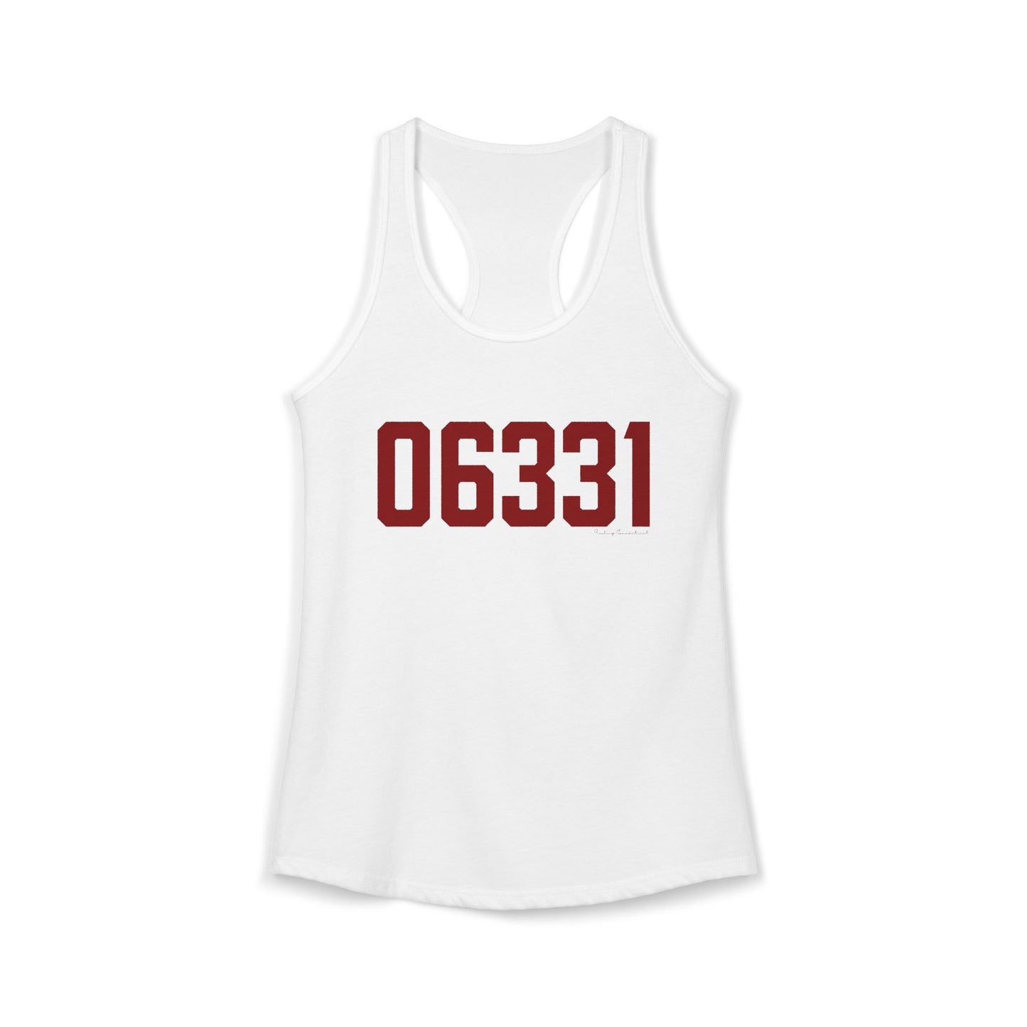 06331 Canterbury Connecticut Zip Code Women's Ideal Racerback Tank Top