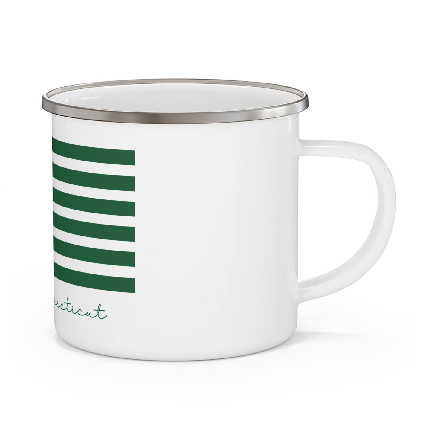 Brooklyn Connecticut St. Patrick’s Day Flag Enamel Camping Mug