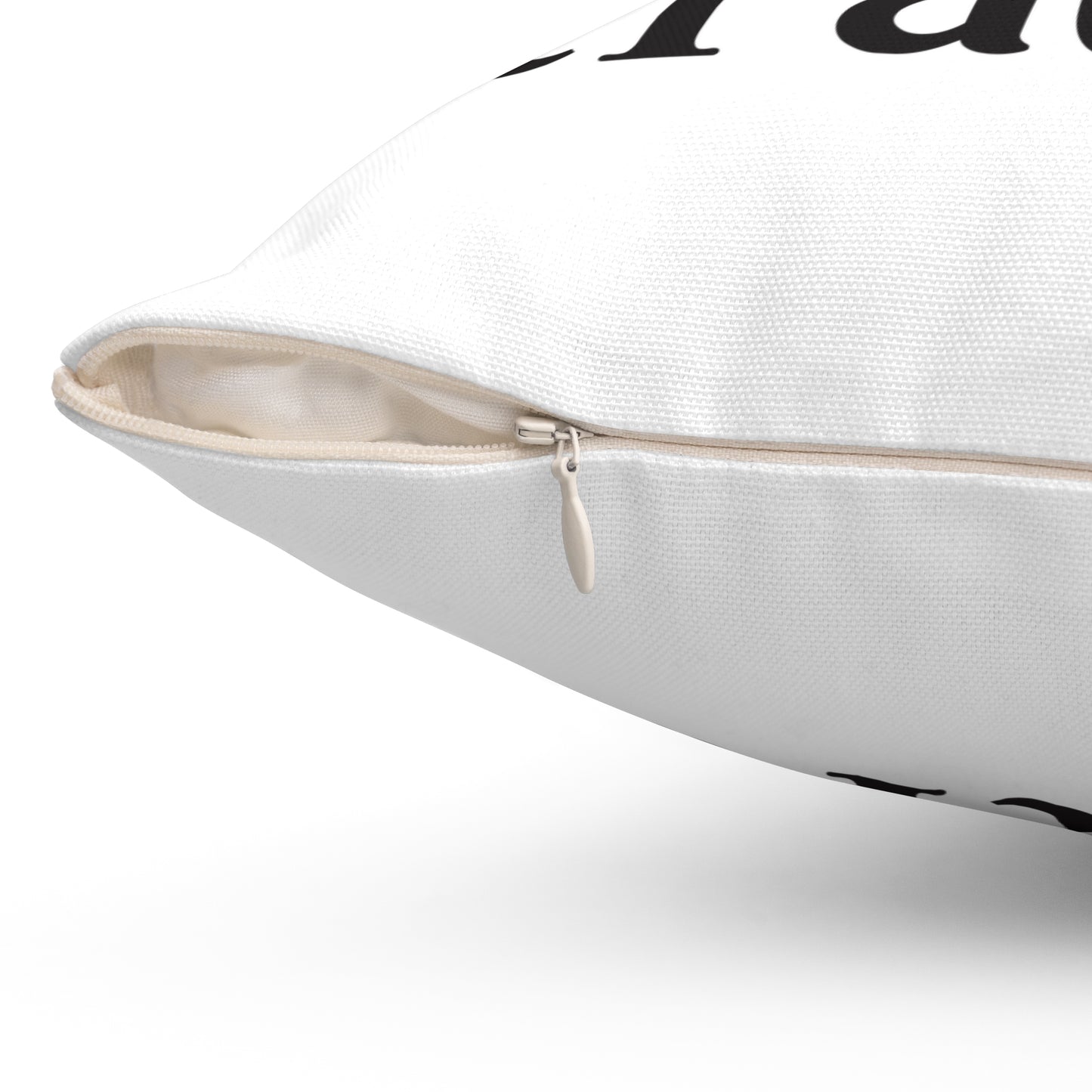 I Clover Stratford Spun Polyester Square Pillow