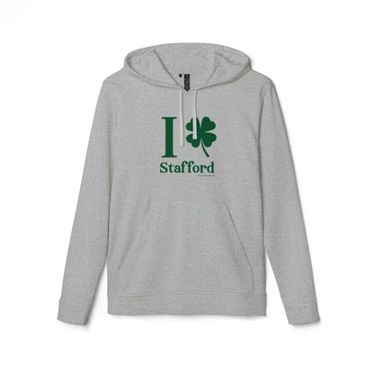 I Clover Stafford adidas Unisex Fleece Hoodie