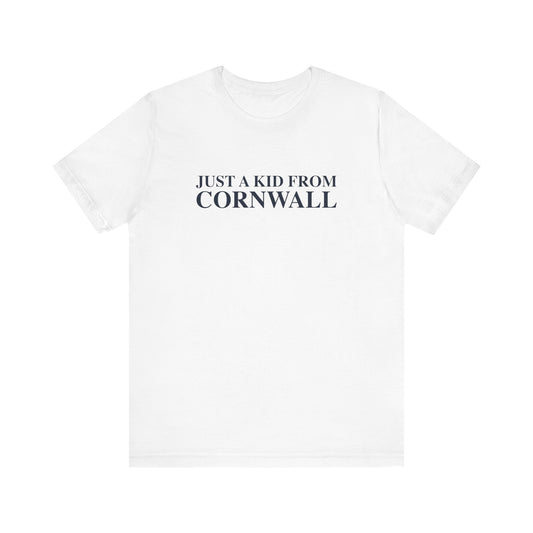 Just a kid from Cornwall Unisex Jersey Short Sleeve T-Shirt