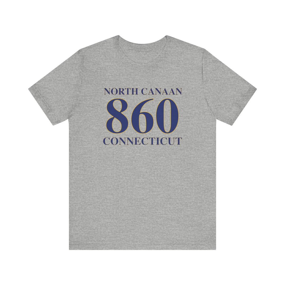 North Canaan 860 Connecticut Unisex Jersey Short Sleeve T-Shirt