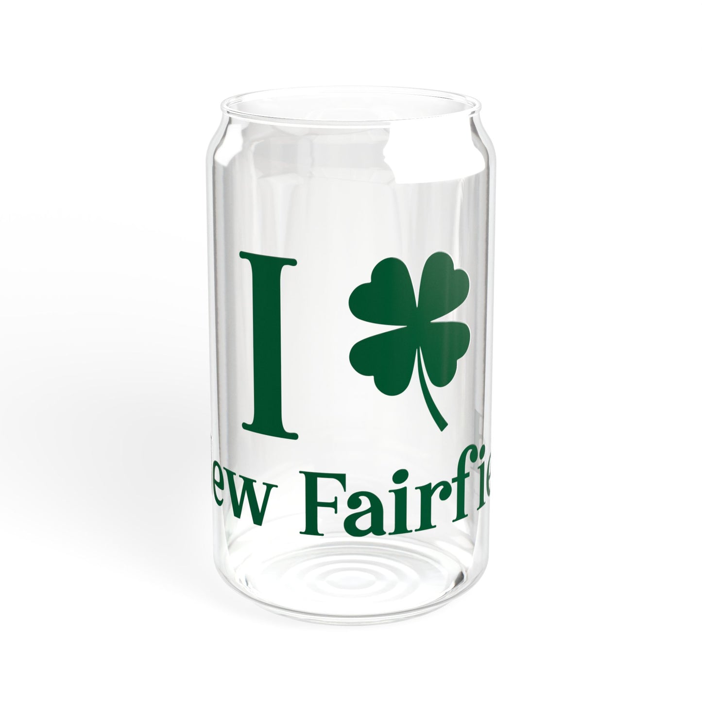 I Clover New Fairfield  Sipper Glass, 16oz