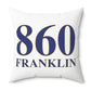 860 Franklin Spun Polyester Square Pillow