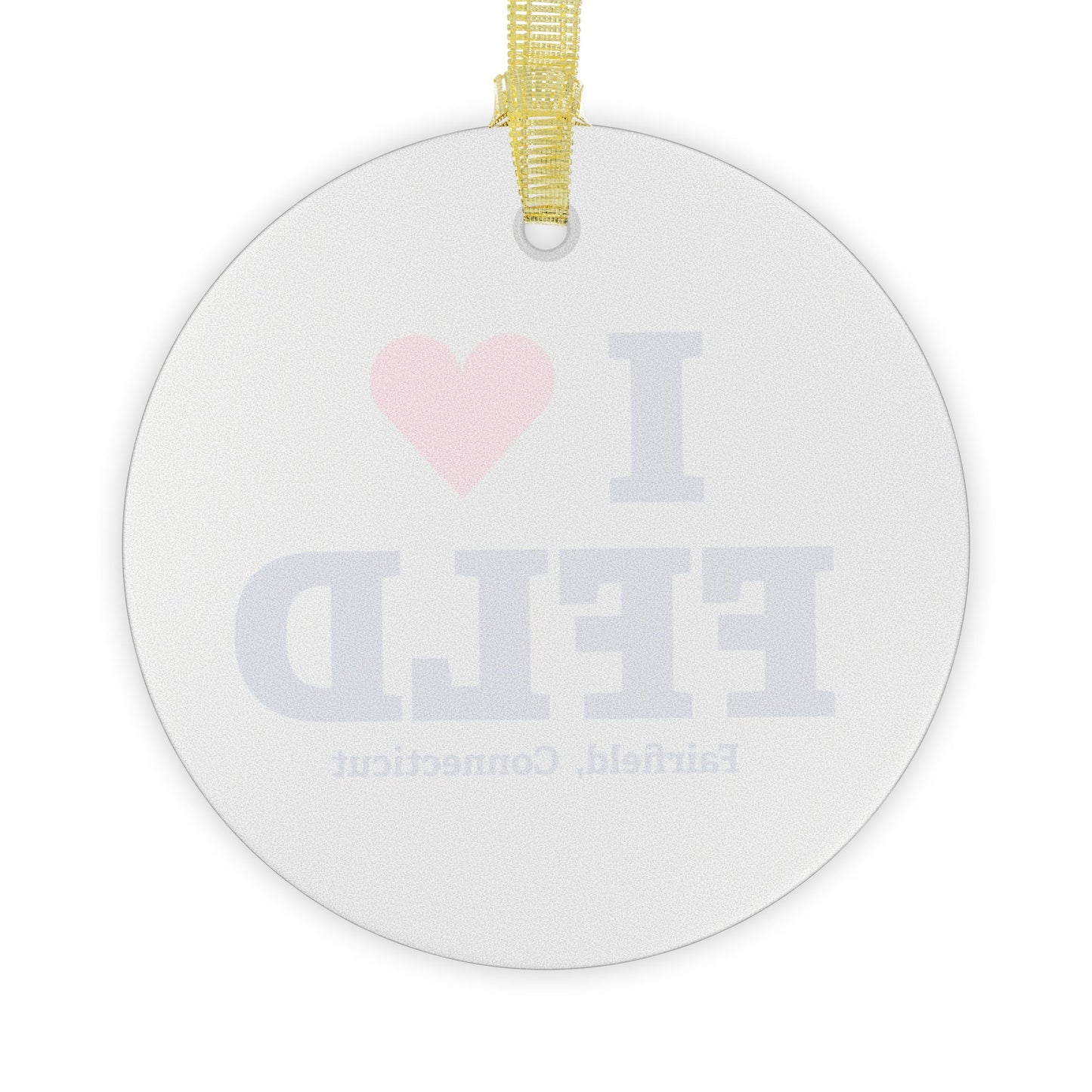 I Heart FFLD Glass Ornaments
