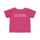 Just a kid from Barkhamsted Infant Fine Jersey T-Shirt
