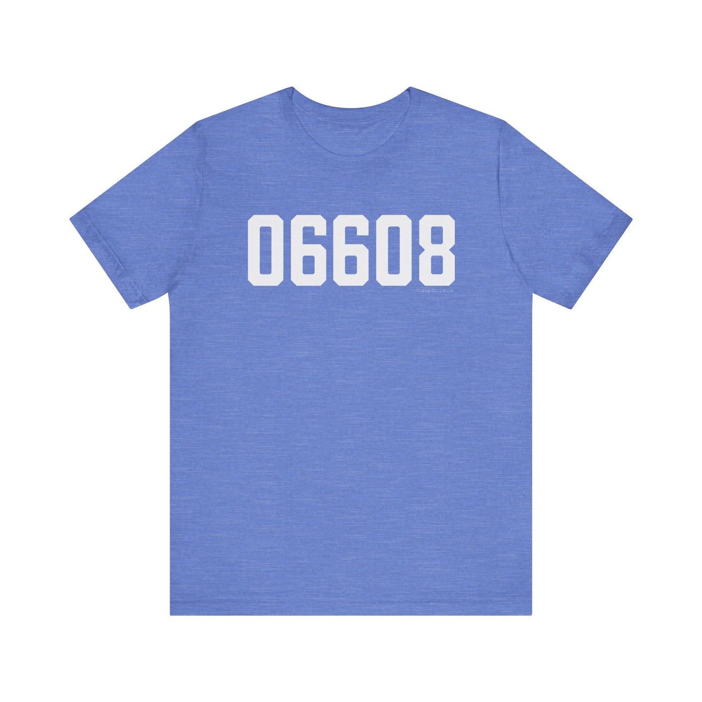 06608 Bridgeport CT Zip Code Unisex Jersey Short Sleeve T-Shirt