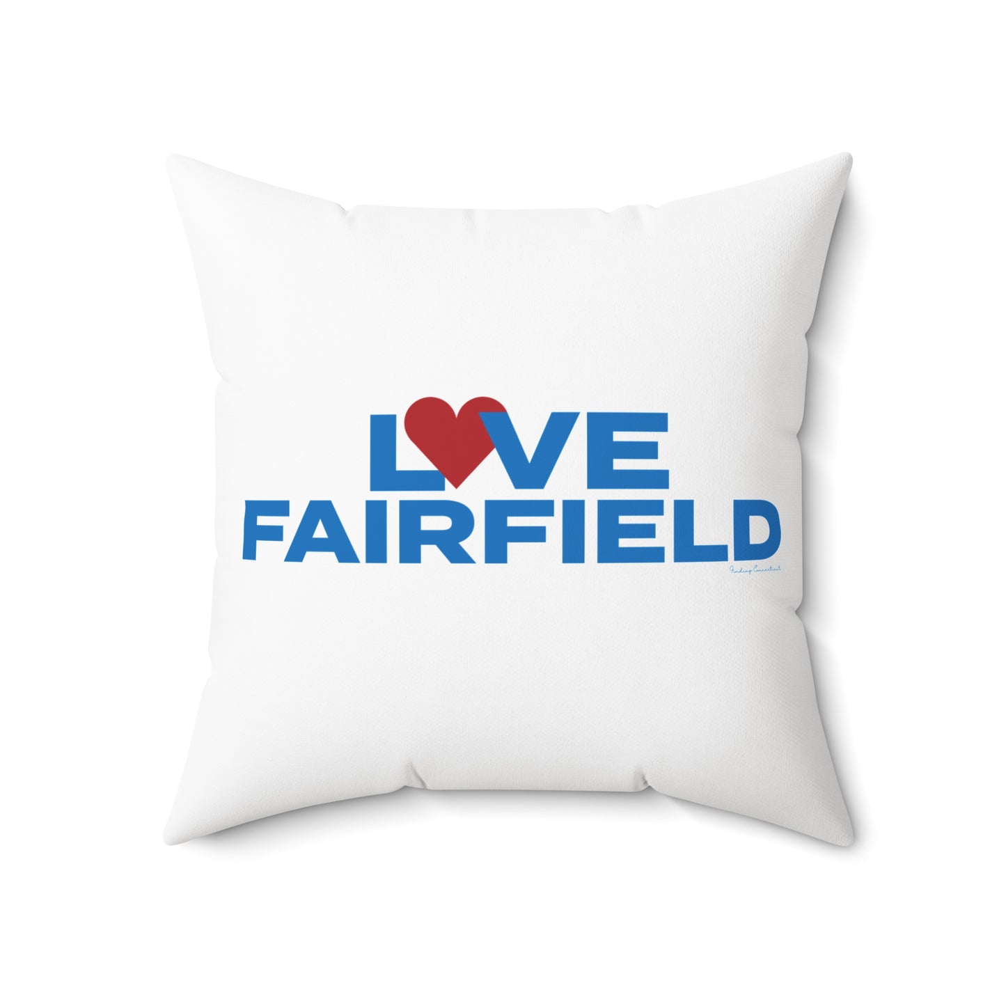 Love Fairfield Spun Polyester Square Pillow