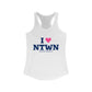 I Heart NTWN Women's Ideal Racerback Tank Top