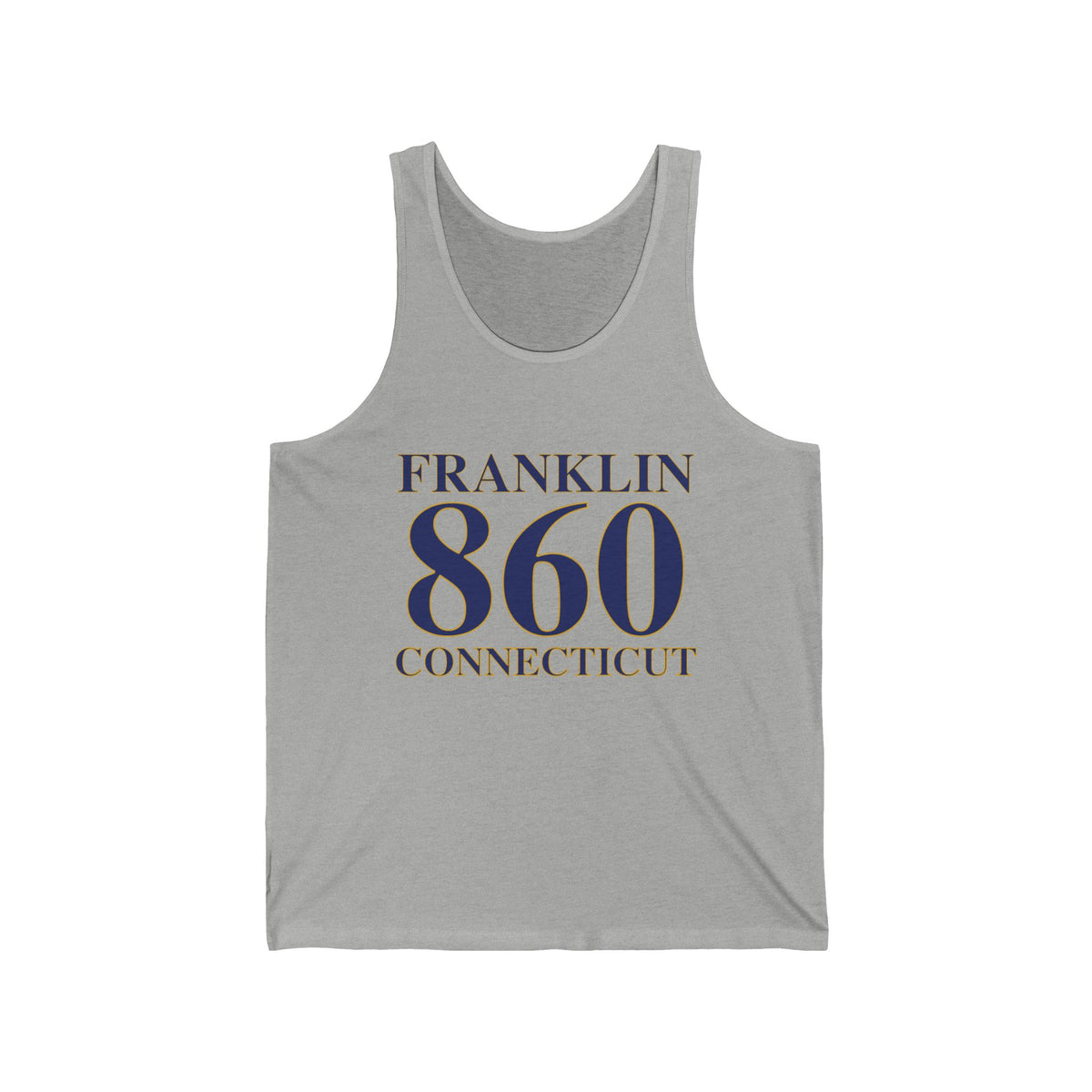 Franklin 860 Connecticut Unisex Jersey Tank Top