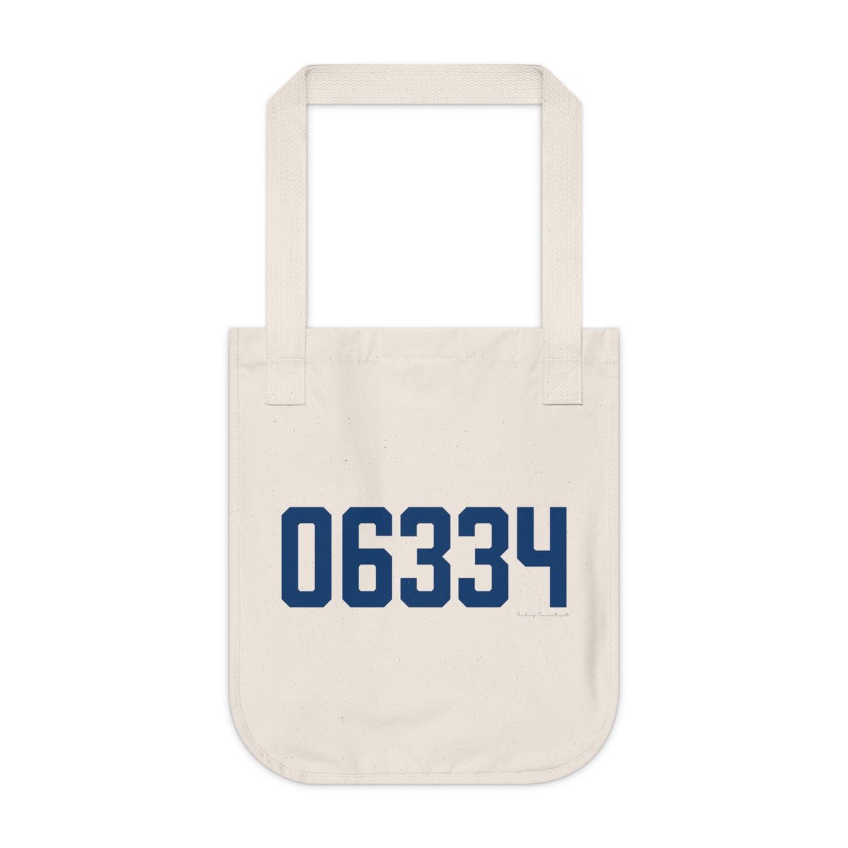 06334 Bozrah Connecticut Zip Code Organic Canvas Tote Bag