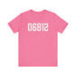 06812 New Fairfield CT Zip Code Unisex Jersey Short Sleeve T-Shirt