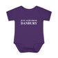 Just a kid from Danbury Infant Baby Rib Bodysuit