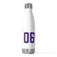 06498 Westbrook Connecticut Zip Code 20oz Insulated Bottle