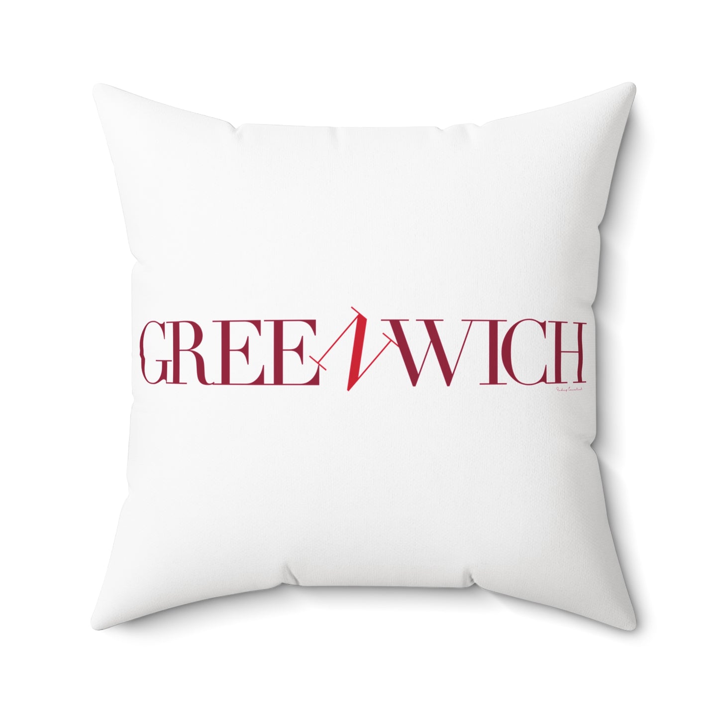 41 Tilt Greenwich Spun Polyester Square Pillow