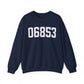 06853 Norwalk CT Zip Code Unisex Heavy Blend™ Crewneck Sweatshirt