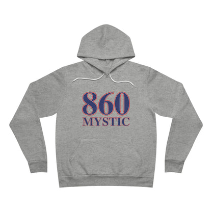 860 Mystic Red White & Blue Unisex Sponge Fleece Pullover Hoodie