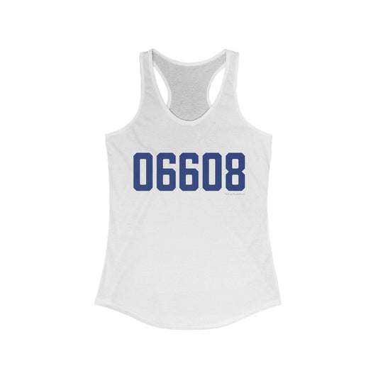 06608 Bridgeport Connecticut Zip Code Women's Ideal Racerback Tank Top