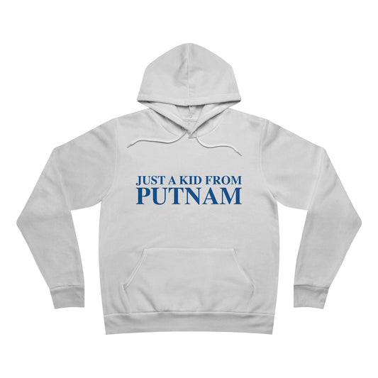 Just a kid from Putnam Unisex Sponge Fleece Pullover Hoodie
