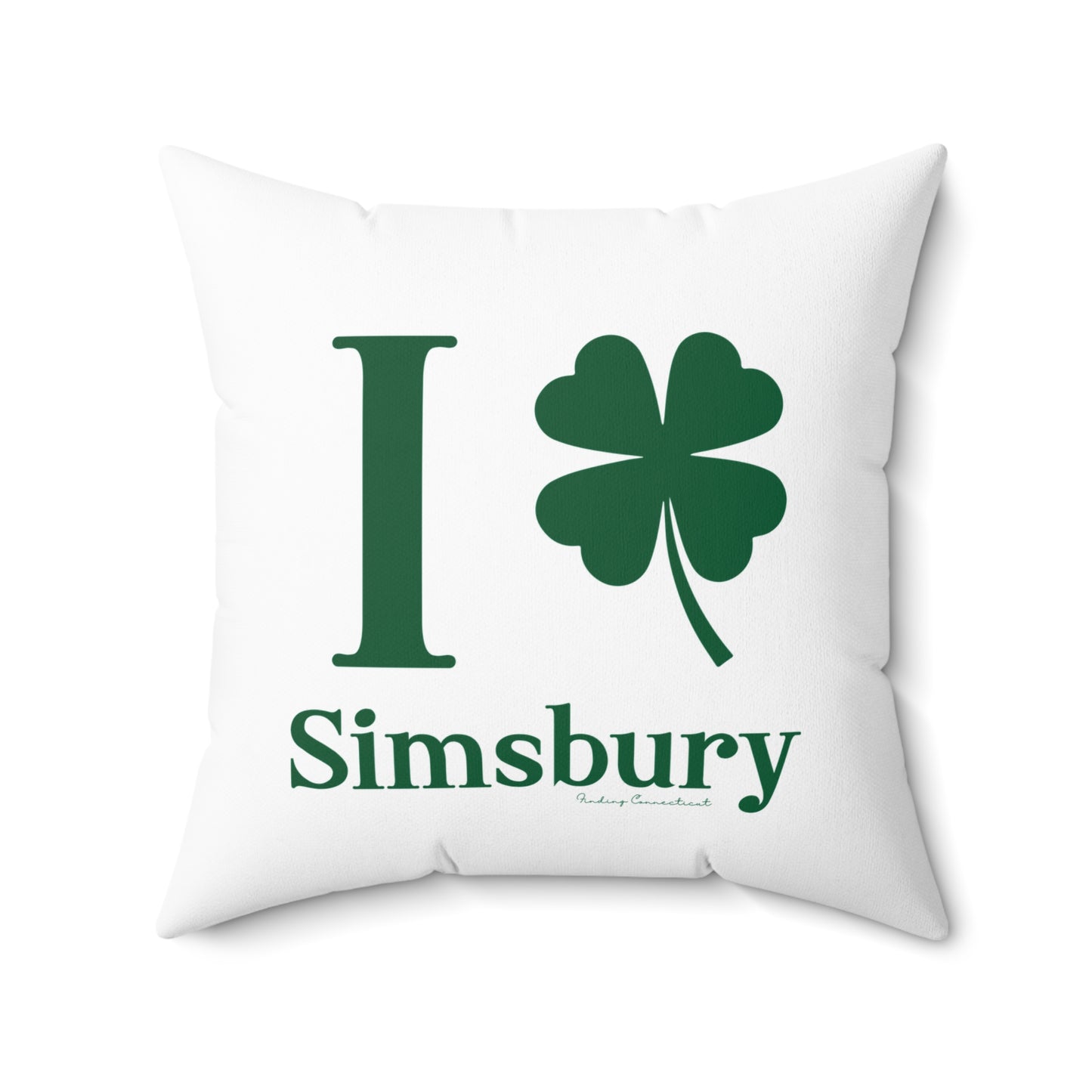I Clover Simsbury Spun Polyester Square Pillow