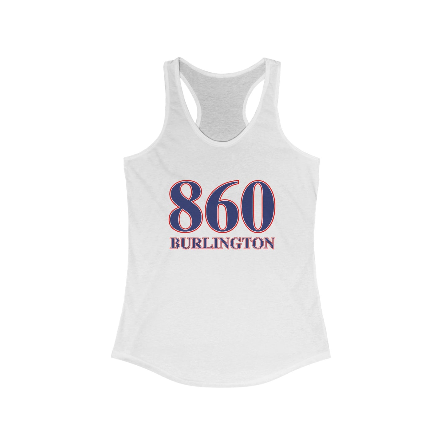 860 Willington Red White & Blue Women's Ideal Racerback Tank Top