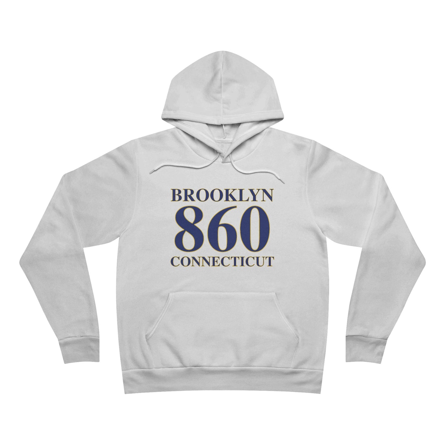 Brooklyn 860 Connecticut Unisex Sponge Fleece Pullover Hoodie