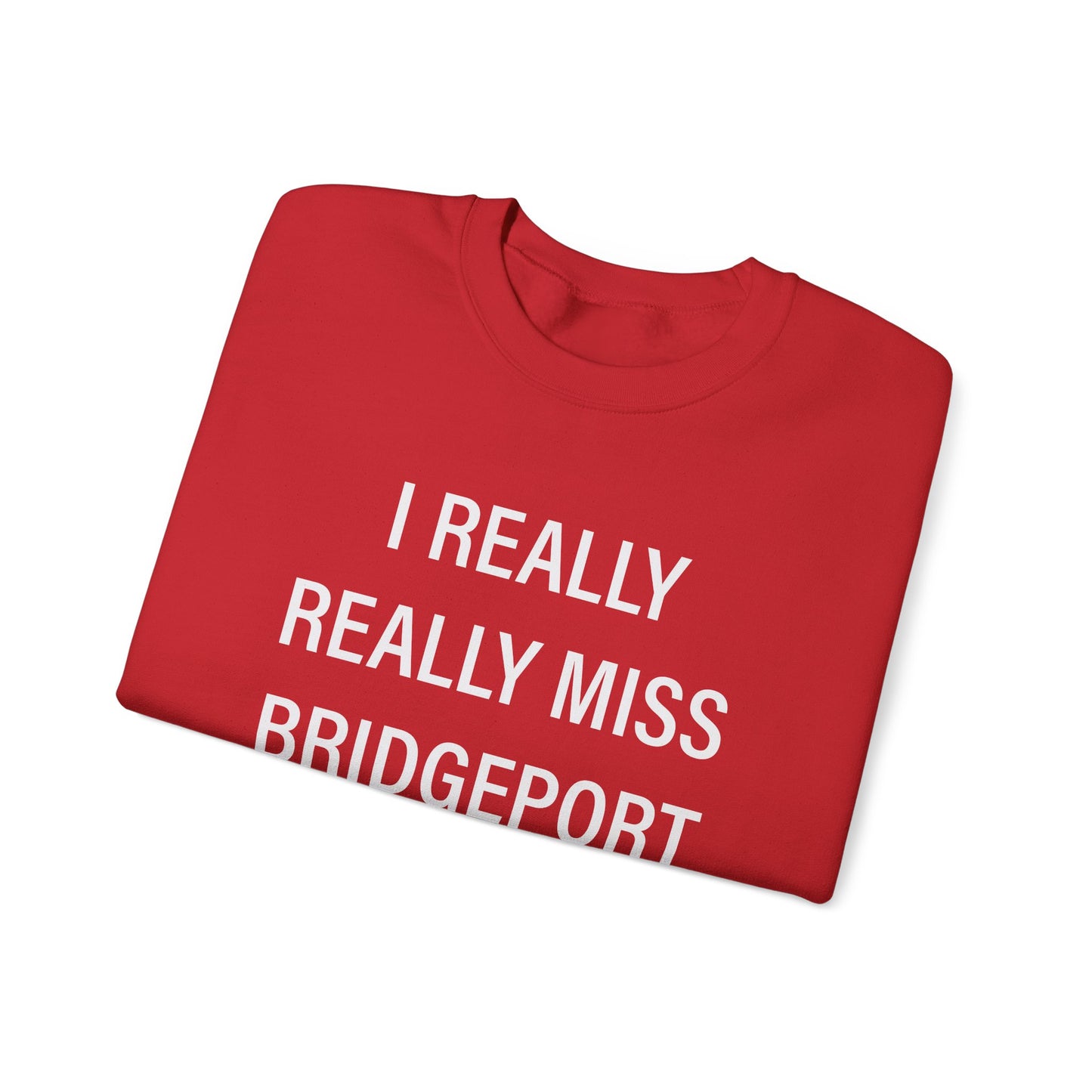 I Really Really Miss Bridgeport  Unisex Heavy Blend™ Crewneck Sweatshirt