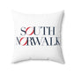 41 Tilt South Norwalk Spun Polyester Square Pillow
