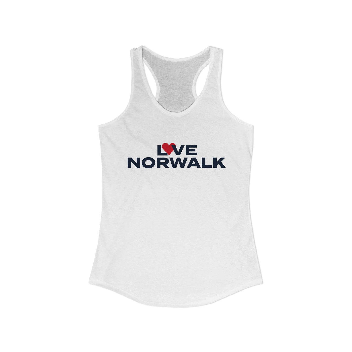 Love Norwalk Women's Ideal Racerback Tank Top
