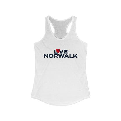 Love Norwalk Women's Ideal Racerback Tank Top