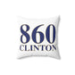 860 Clinton Spun Polyester Square Pillow