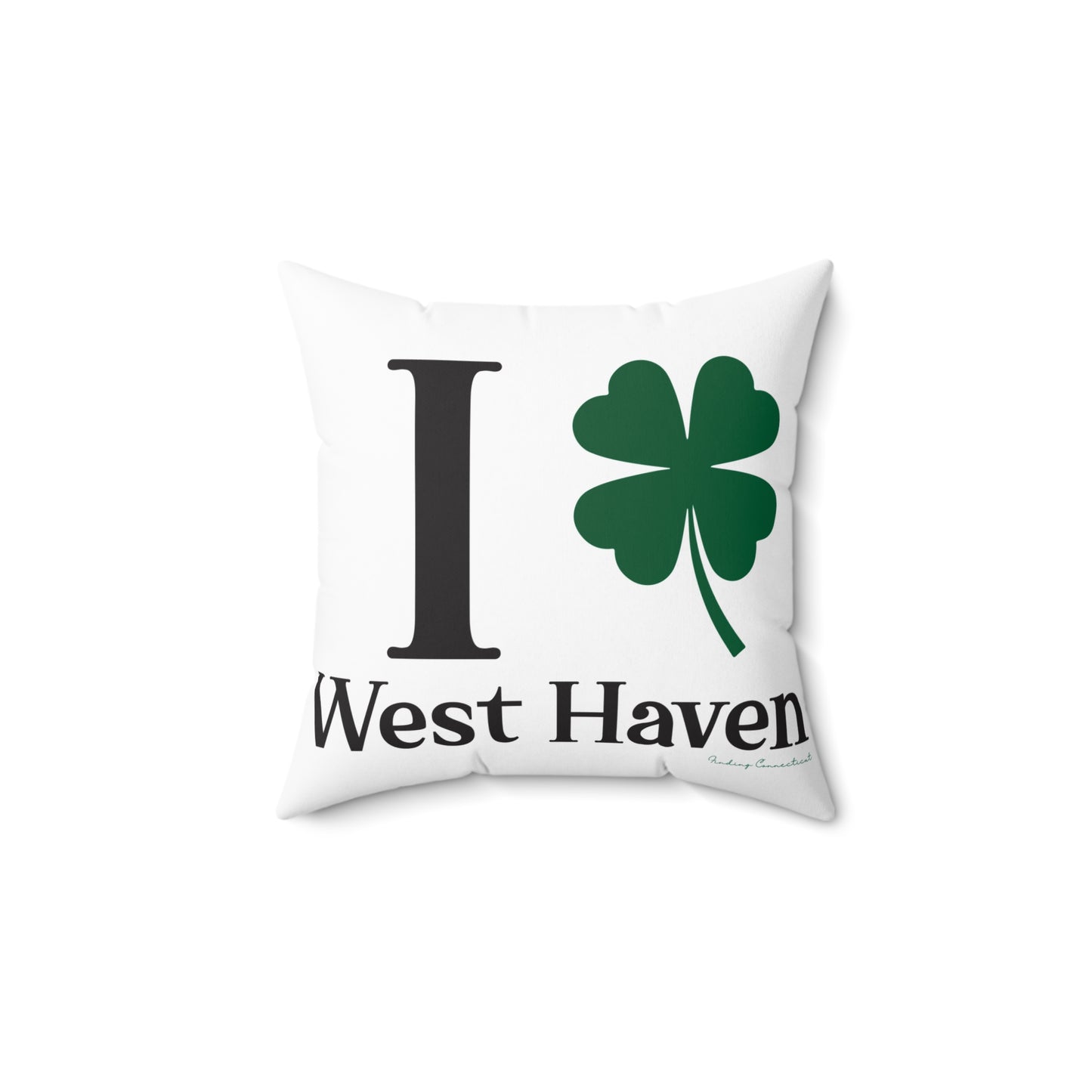 I Clover West Haven Spun Polyester Square Pillow