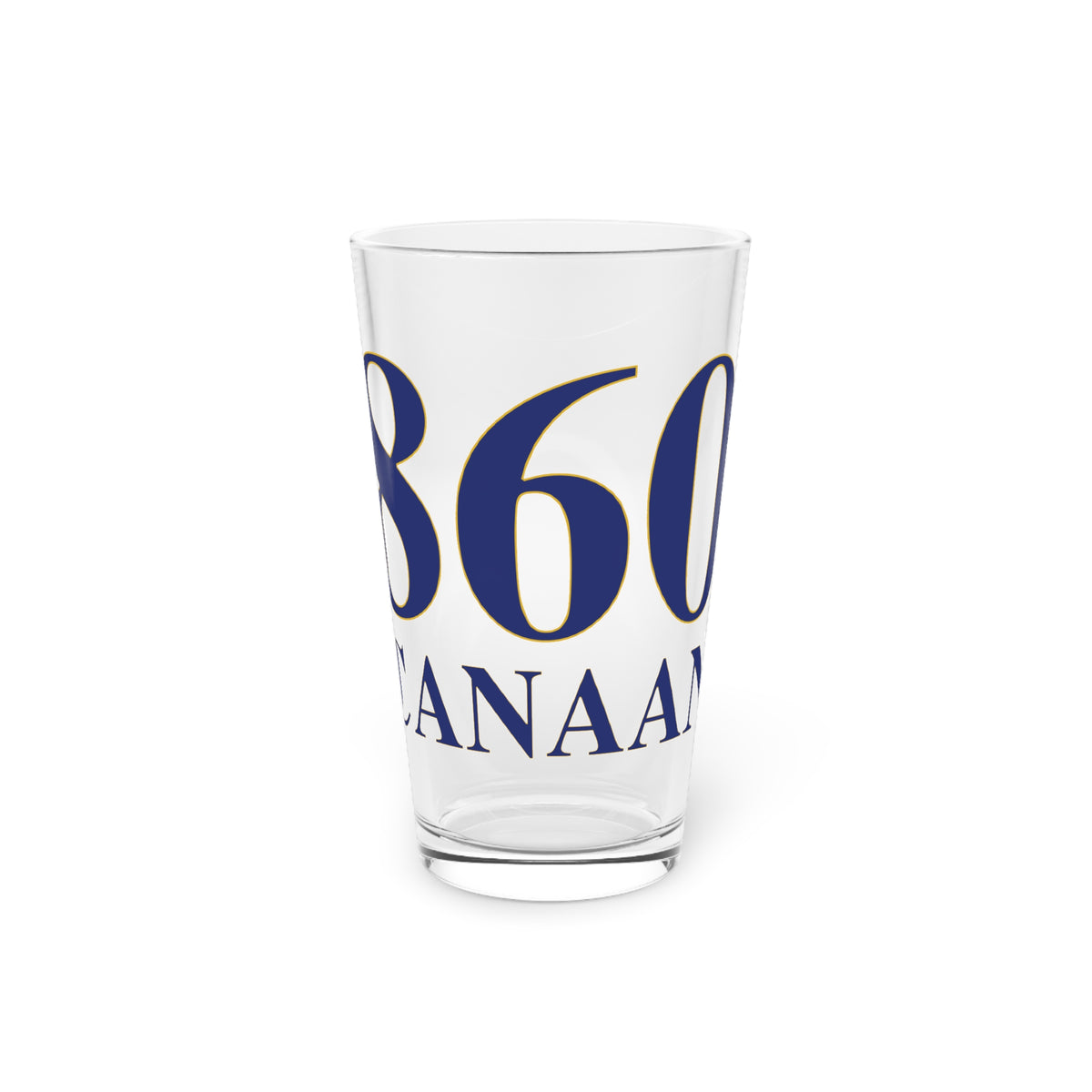 860 Canaan Pint Glass, 16oz