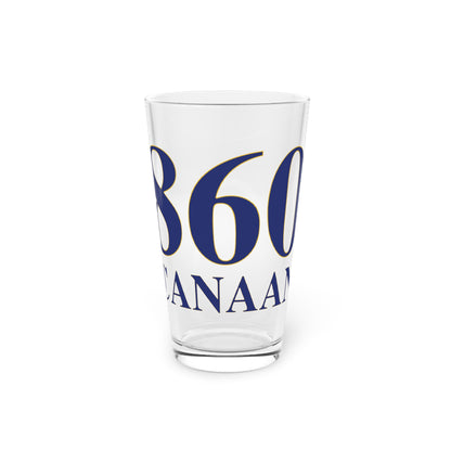 860 Canaan Pint Glass, 16oz