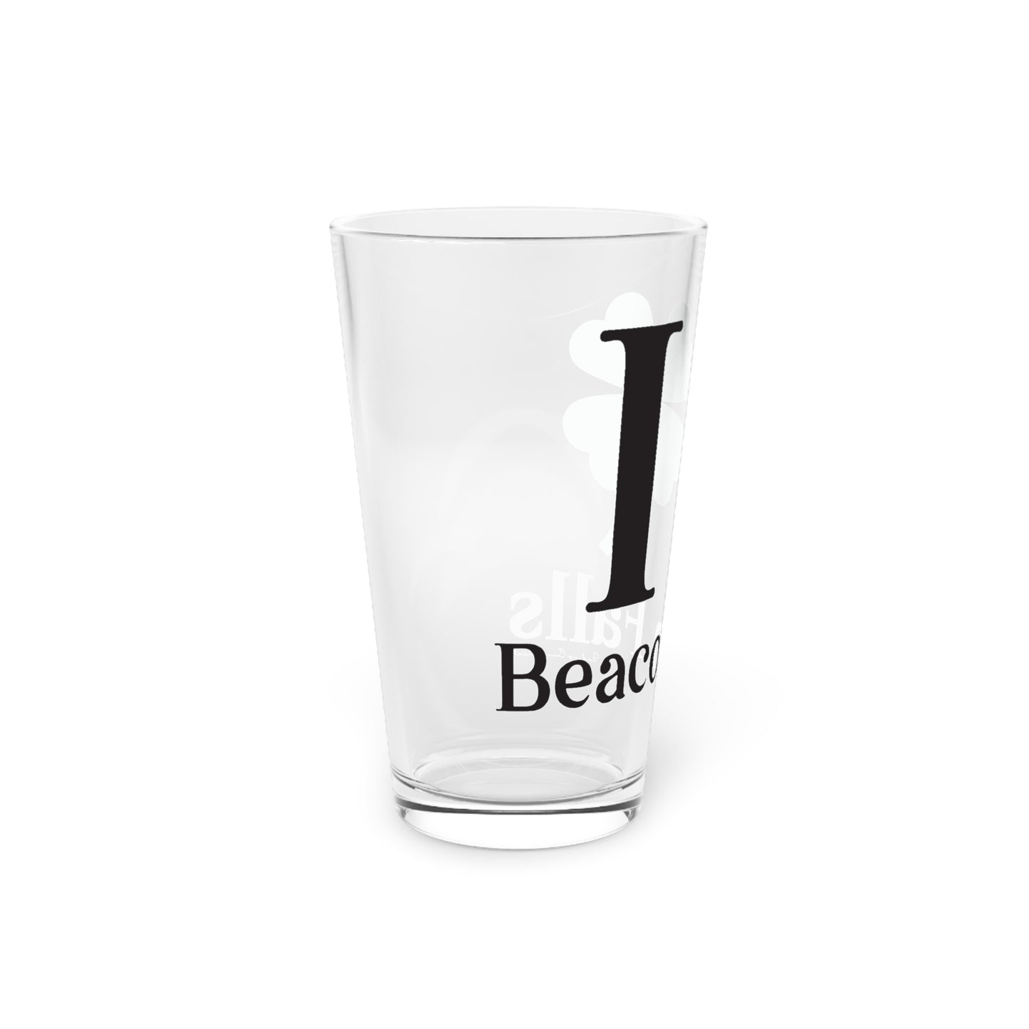 I Clover Beacon Falls Pint Glass, 16oz