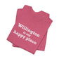 Willington is My Happy Place Unisex Jersey Short Sleeve T-Shirt