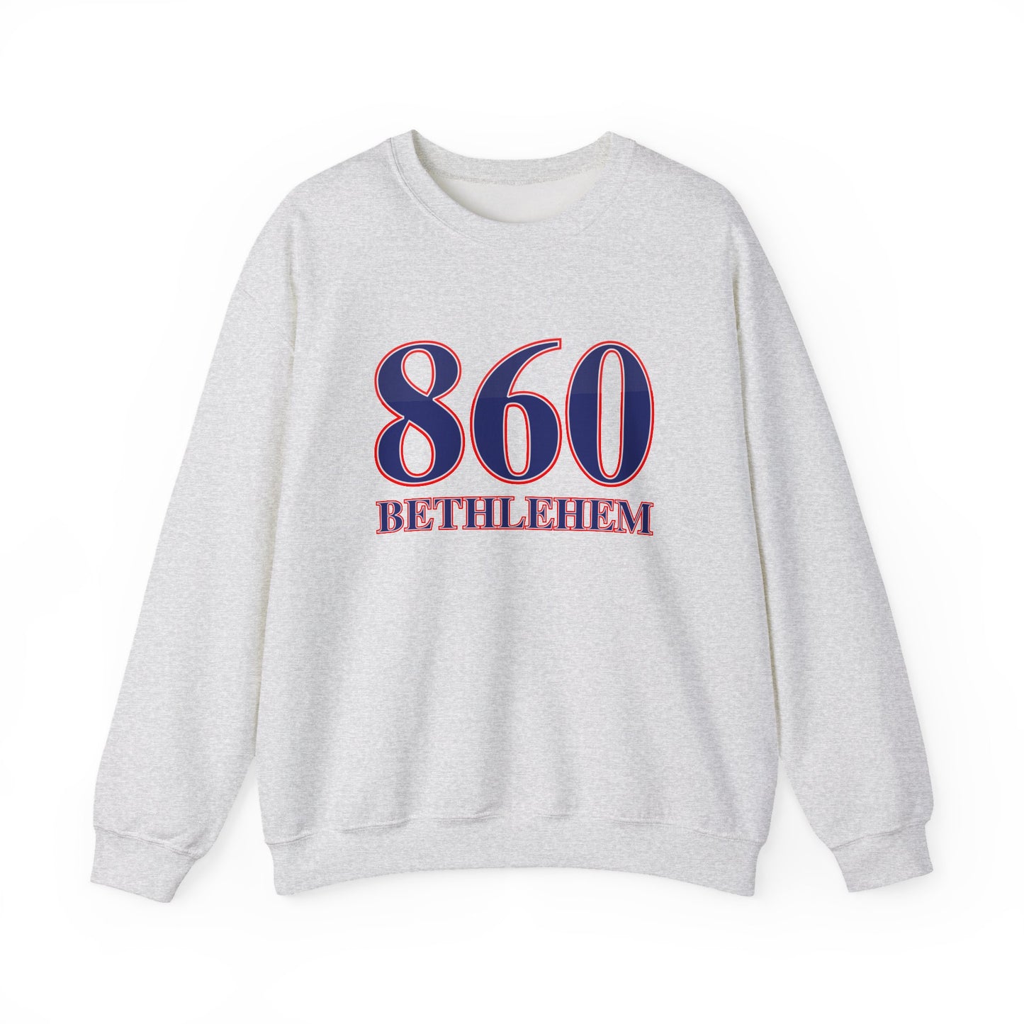 860 Bethlehem Red White & Blue Unisex Heavy Blend™ Crewneck Sweatshirt