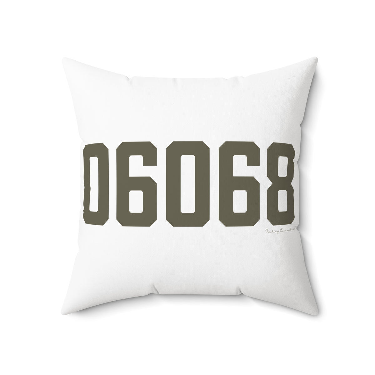 06068 Salisbury Connecticut Zip Code Polyester Square Pillow