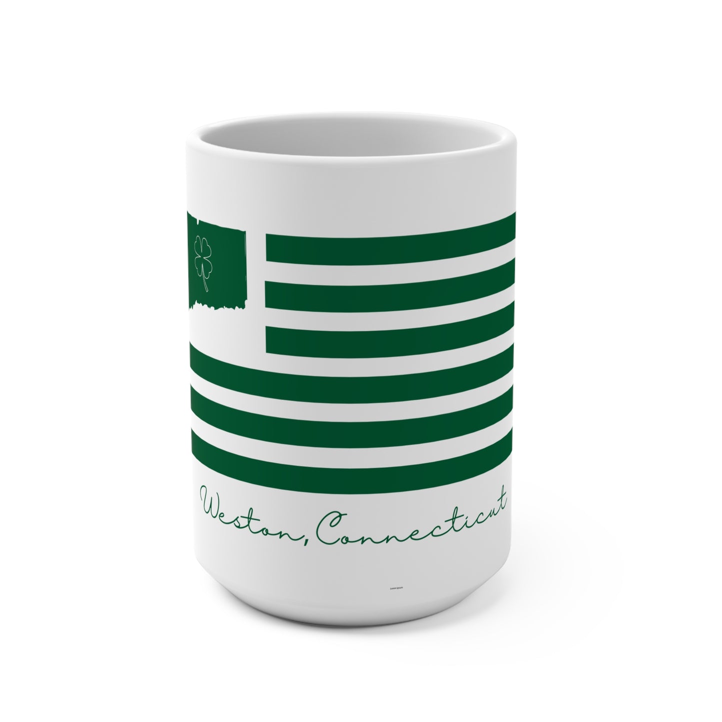 Weston Connecticut St Patrick’s Day Flag Mug 15oz