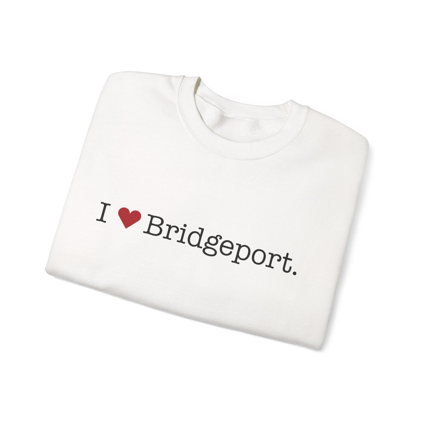 I Heart Bridgeport. Unisex Heavy Blend™ Crewneck Sweatshirt